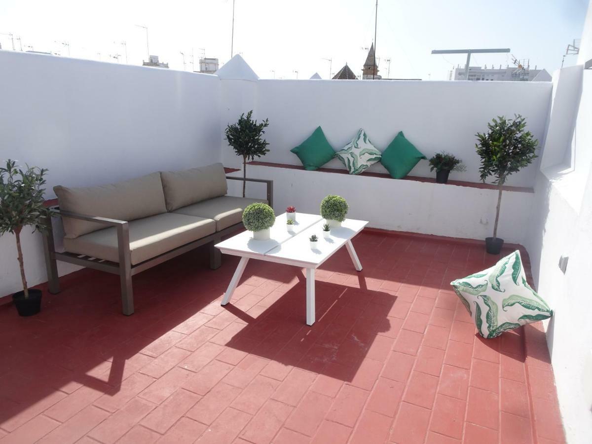 Atico Terraza Cadiz Centro Ascensor Playa De La Caleta Apartamento Exterior foto